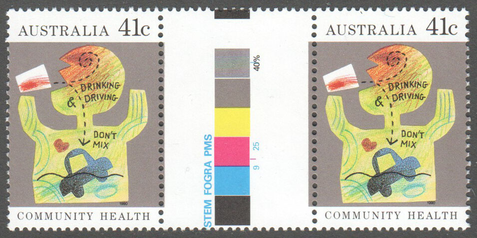 Australia Scott 1171 MNH Gutter Pair - Click Image to Close